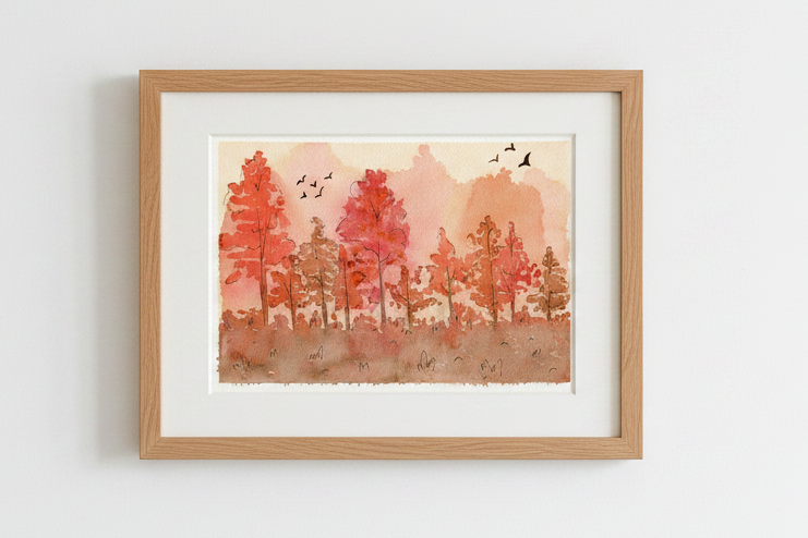 Autumn forest Original Artwork
