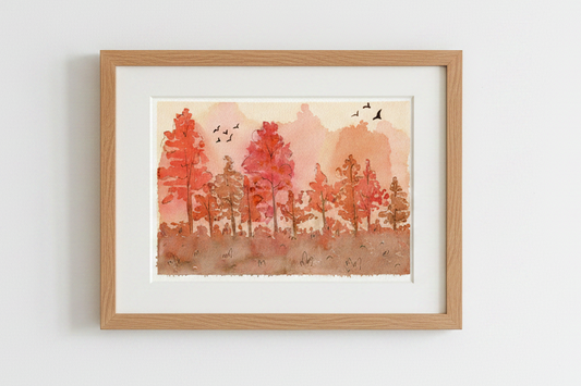 Autumn forest Original Artwork