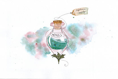 Lifetime Supply Potion Original Artwork